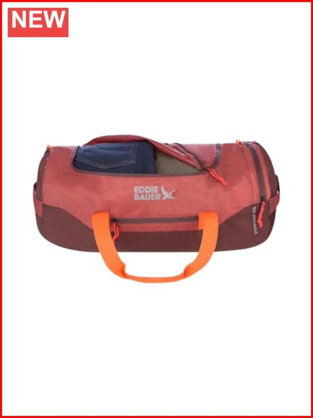 Stowaway Packable Duffel Bag 45L Foldable Lightweight Ripstop Polyester